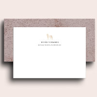 Gold Bullmastiff  Dog Walker Elegant Monogram 