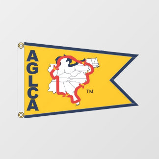 Gold Burgee Window Cling