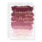 Gold burgundy brushstrok  watercolor ombre Wedding