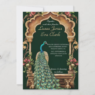 Gold Burgundy Mehendi Henna Indian Wedding Invitat Invitation