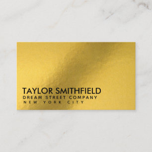 Gold Business Card