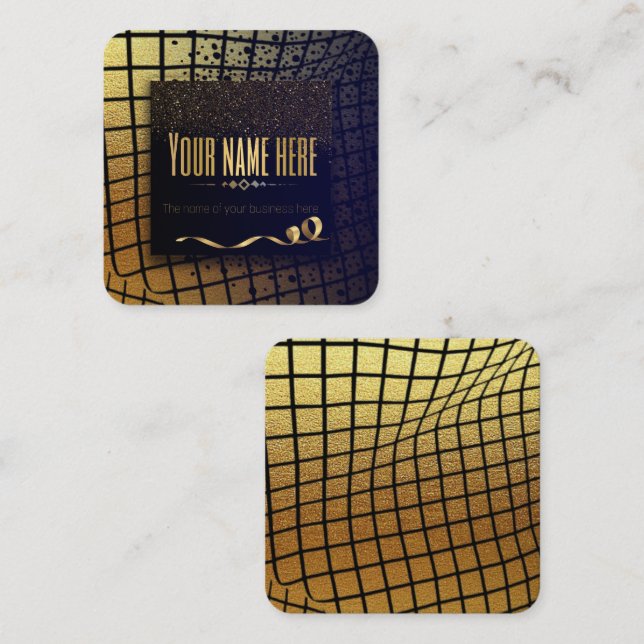 Gold Business VISIT CARD (Front/Back)