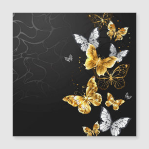 Gold butterflies