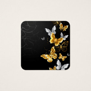 Gold butterflies