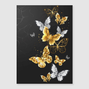 Gold butterflies