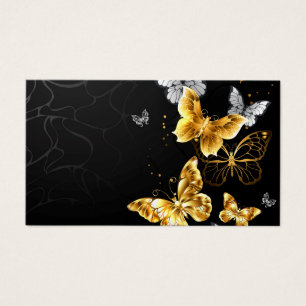 Gold butterflies