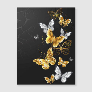 Gold butterflies