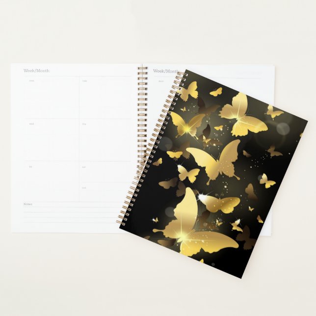 Gold Butterflies Planner (Display)
