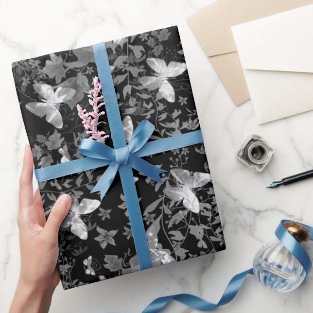 Gold butterfly wrapping paper (Gifting)