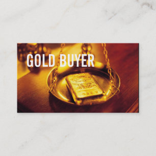Gold Buyer Jewellery Silver Coins Business Card