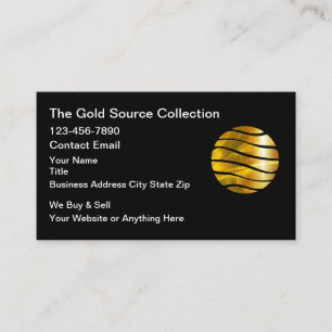 Gold Buying And Selling Source Business Cards