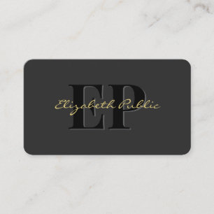 Gold Calligraphy Text Name QR Code Script Luxury Business Card