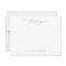 Gold Calligraphy Thank You Personalised Stationery