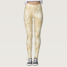 Gold camouflage Glitter Leggings
