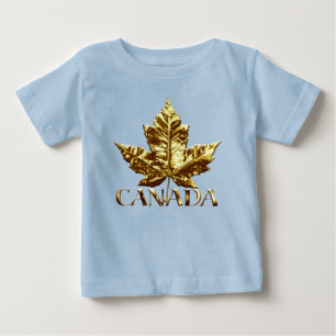 Gold Canada Baby Shirts Canada Souvenir T-shirts
