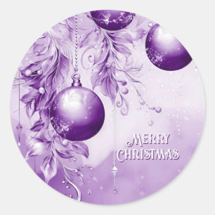 Gold Candles Christmas Holiday Sticker