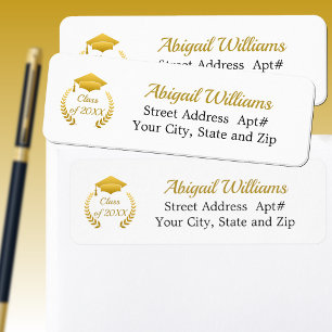 Gold Cap and Laurel Graduation