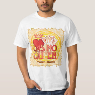 Gold Casino Queen T-Shirt