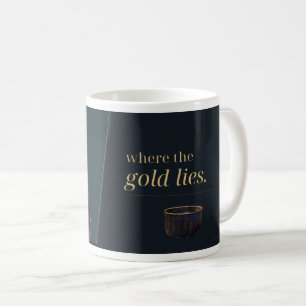 Gold Catacombs Egyptian Portrait Literary Quote Coffee Mug