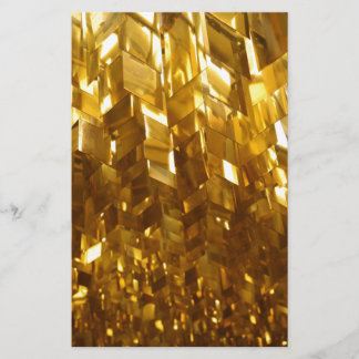 Gold Ceiling Abstract Art Stationery