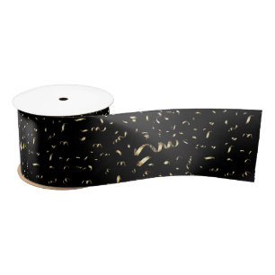 Gold Celebration  Satin Ribbon
