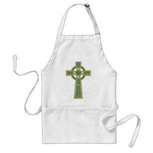 Gold Celtic Cross Apron