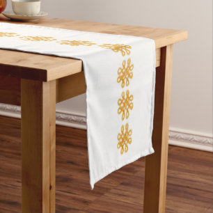 GOLD CELTIC KNOT 14x72 Table Runner