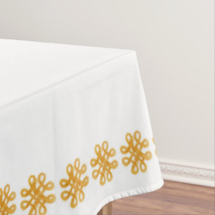 GOLD CELTIC KNOT 52x70 Tablecloth