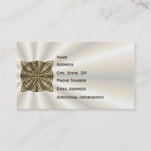 Gold Celtic Knot Original Design Business Card