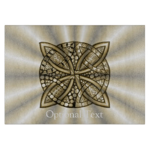 Gold Celtic Knot Original Design Cutting Board