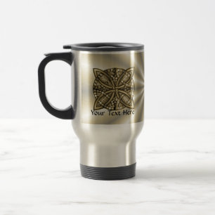 Gold Celtic Knot Original Design Travel Mug