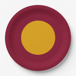 Gold Centered Custom Party Plate