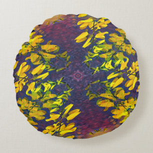Gold Chain Loop Round Cushion