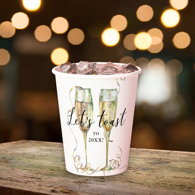 Gold Champagne Paper Cup (Creator Uploaded)