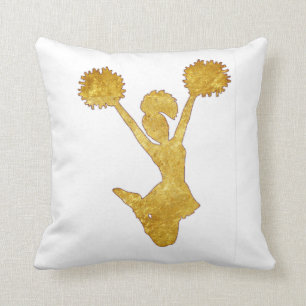 Gold Cheerleader Cushion