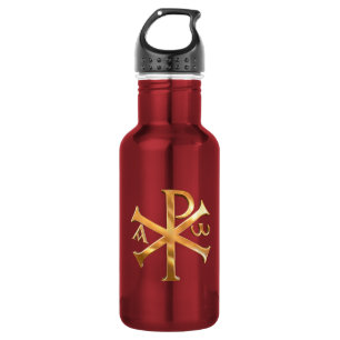 Gold Chi-Rho 532 Ml Water Bottle