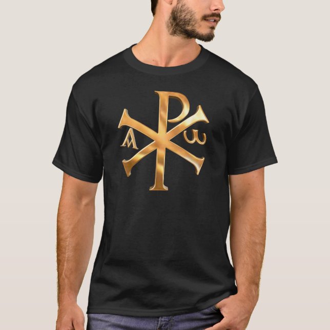 Gold Chi-Rho T-Shirt (Front)
