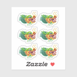 Gold Chinese Dragon Head