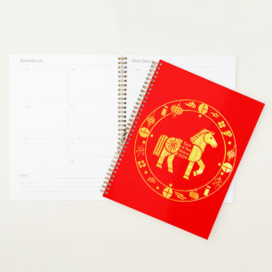 Gold Chinese new year 2026 Planner