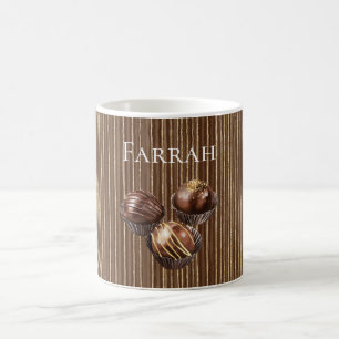 Gold Chocolates Christmas Coffee Mug