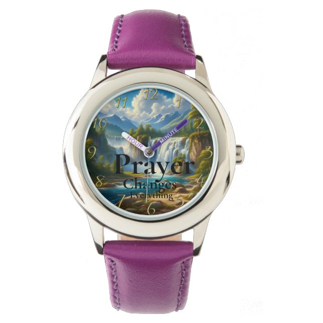 Gold Christian Faith Prayer  Changes  Everything  Watch (Front)