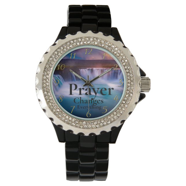 Gold Christian Faith Prayer  Changes  Everything  Watch (Front)