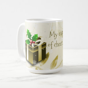 Gold Christmas Gift Coffee Mug