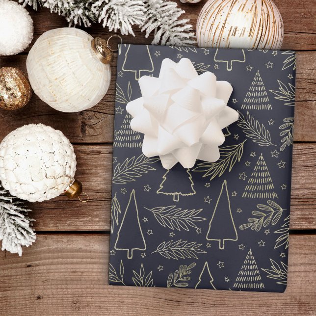 Gold Christmas Holiday Wrapping Paper (Creator Uploaded)