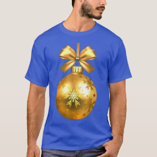 Gold Christmas Tree Ornament T-Shirt