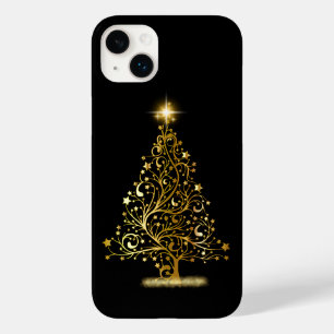 Gold Christmas Tree Phone Case