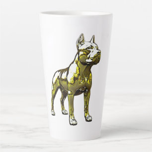 Gold Chrome Bully Latte Mug