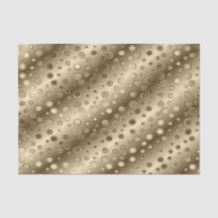 Gold Circle Champagne Bling tissue paper