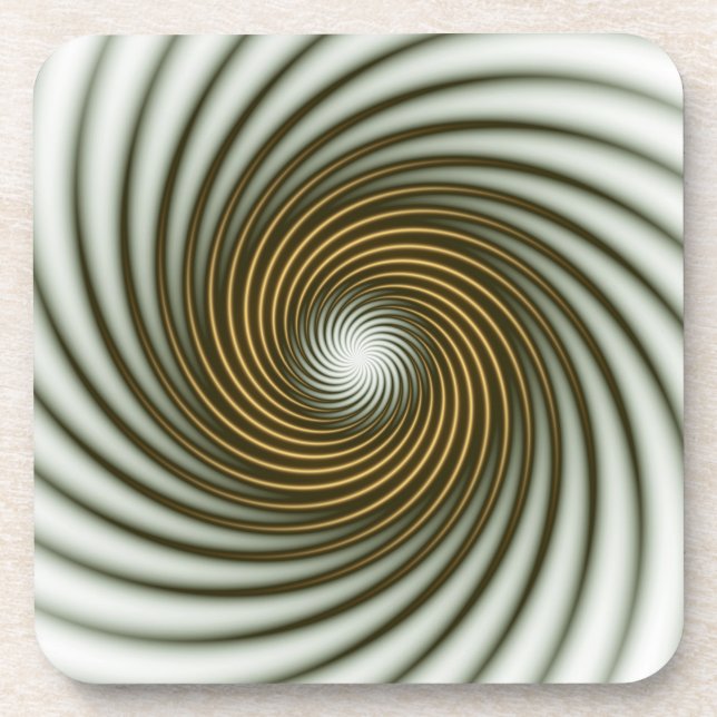 Gold Circle Spin Coaster (Front)