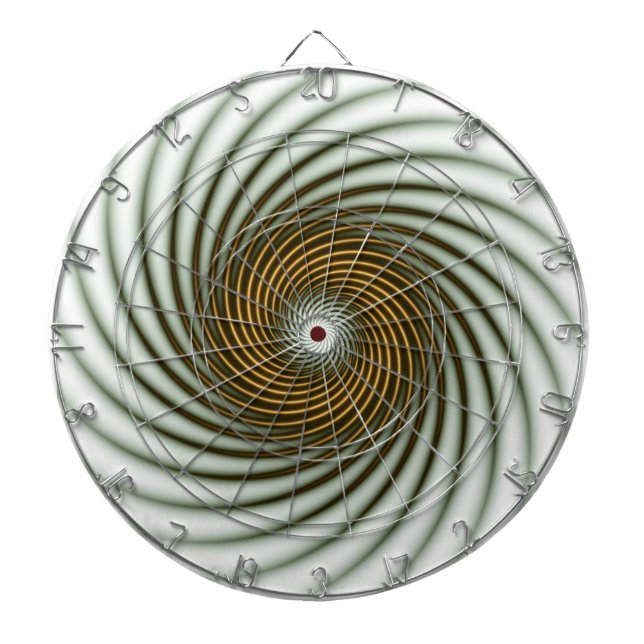 Gold Circle Spin Dartboard (Front)
